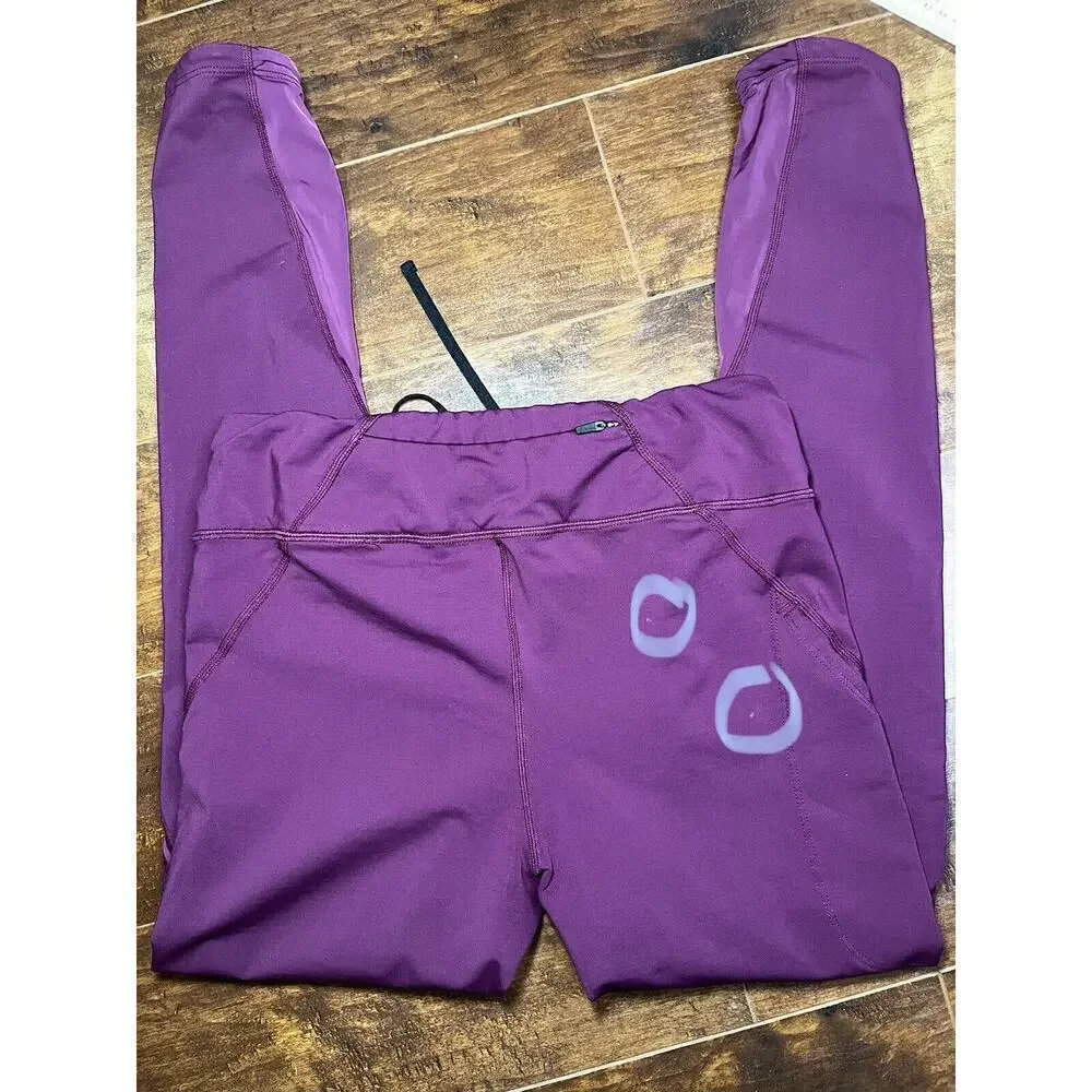Nike Dri-Fit Waist Tie Running Ankle Athletic Work Out Leggings Size M